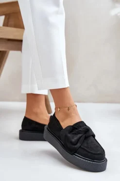 Loafersy Damskie|Mokasyny Na Platformie><noscript><img width=