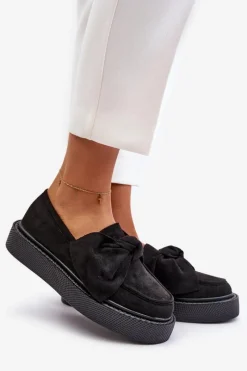 Loafersy Damskie|Mokasyny Na Platformie><noscript><img width=