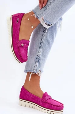 Online Boto Mokasyny Damskie Na Platformie Fuksja Mirren