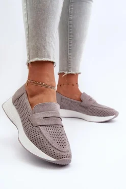 Loafersy Damskie|Mokasyny Na Platformie><noscript><img width=