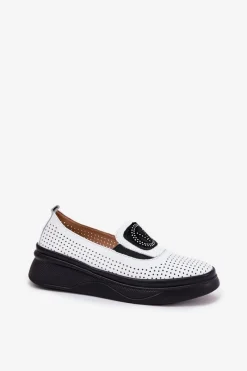 Loafersy Damskie|Mokasyny Damskie Skórzane><noscript><img width=
