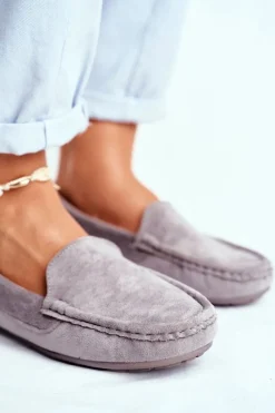 Loafersy Damskie|Mokasyny Damskie Zamszowe><noscript><img width=