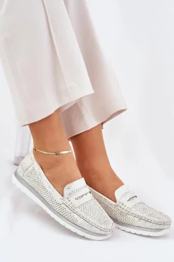 Loafersy Damskie|Mokasyny Damskie Skórzane><noscript><img width=