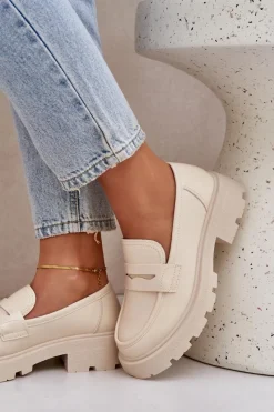 Loafersy Damskie|Mokasyny Damskie Skórzane><noscript><img width=