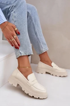 Loafersy Damskie|Mokasyny Damskie Skórzane><noscript><img width=