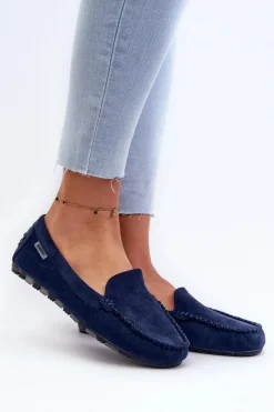 Loafersy Damskie|Mokasyny Damskie Zamszowe><noscript><img width=