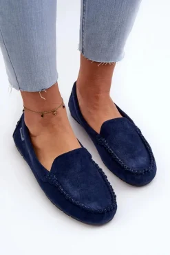 Loafersy Damskie|Mokasyny Damskie Zamszowe><noscript><img width=