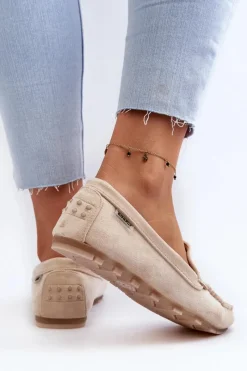 Loafersy Damskie|Mokasyny Damskie Zamszowe><noscript><img width=