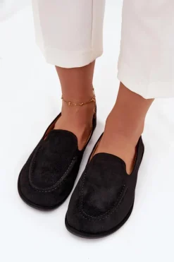 Loafersy Damskie|Mokasyny Damskie Zamszowe><noscript><img width=