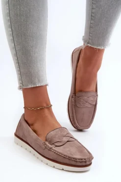Loafersy Damskie|Mokasyny Damskie Skórzane><noscript><img width=