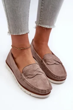 Loafersy Damskie|Mokasyny Damskie Skórzane><noscript><img width=