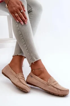 Loafersy Damskie|Mokasyny Damskie Skórzane><noscript><img width=