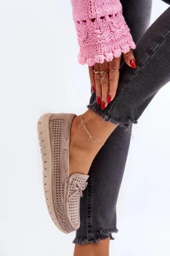 Loafersy Damskie|Mokasyny Na Platformie><noscript><img width=