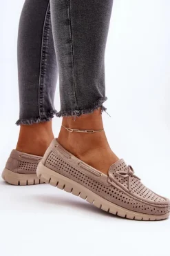 Loafersy Damskie|Mokasyny Na Platformie><noscript><img width=