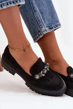 Loafersy Damskie|Mokasyny Na Platformie><noscript><img width=