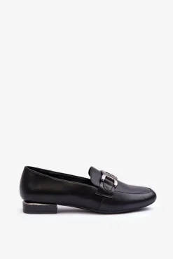 Clearance Mokasyny Damskie Z Ozdobą Czarne Camilena Damskie Mokasyny Damskie Skórzane|Mokasyny Damskie Zamszowe