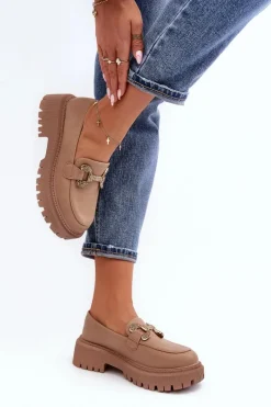 Mokasyny Na Platformie|Mokasyny Damskie Zamszowe><noscript><img width=