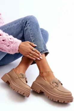 Mokasyny Na Platformie|Mokasyny Damskie Zamszowe><noscript><img width=