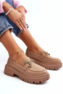 Mokasyny Na Platformie|Mokasyny Damskie Zamszowe><noscript><img width=