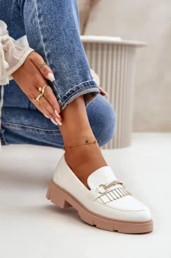 Loafersy Damskie|Mokasyny Płaskie><noscript><img width=