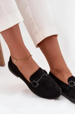 Loafersy Damskie|Mokasyny Damskie Zamszowe><noscript><img width=