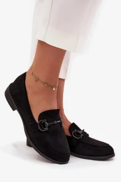 Loafersy Damskie|Mokasyny Damskie Zamszowe><noscript><img width=