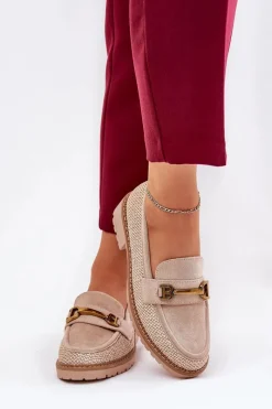 Loafersy Damskie|Mokasyny Płaskie><noscript><img width=