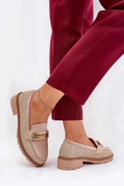 Loafersy Damskie|Mokasyny Płaskie><noscript><img width=