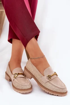 Loafersy Damskie|Mokasyny Płaskie><noscript><img width=