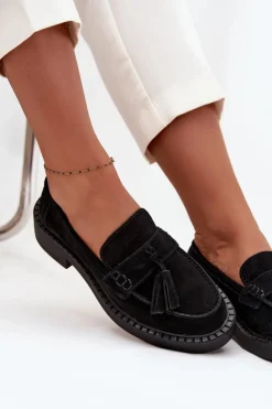 Loafersy Damskie|Mokasyny Płaskie><noscript><img width=