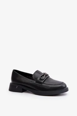 Loafersy Damskie|Mokasyny Damskie Skórzane></noscript>Buty damskie Vinceza Mokasyny Damskie Ze Skóry Naturalnej Vinceza 62181 Czarne
