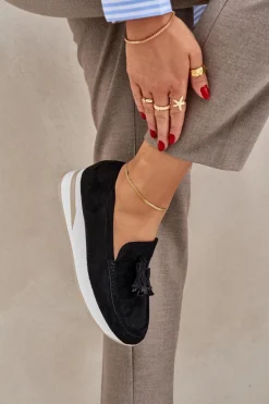 Loafersy Damskie|Mokasyny Damskie Zamszowe><noscript><img width=