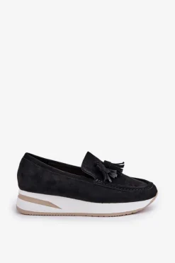 Loafersy Damskie|Mokasyny Damskie Zamszowe><noscript><img width=