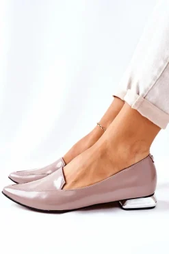 Mokasyny Damskie Lakierowane><noscript><img width=