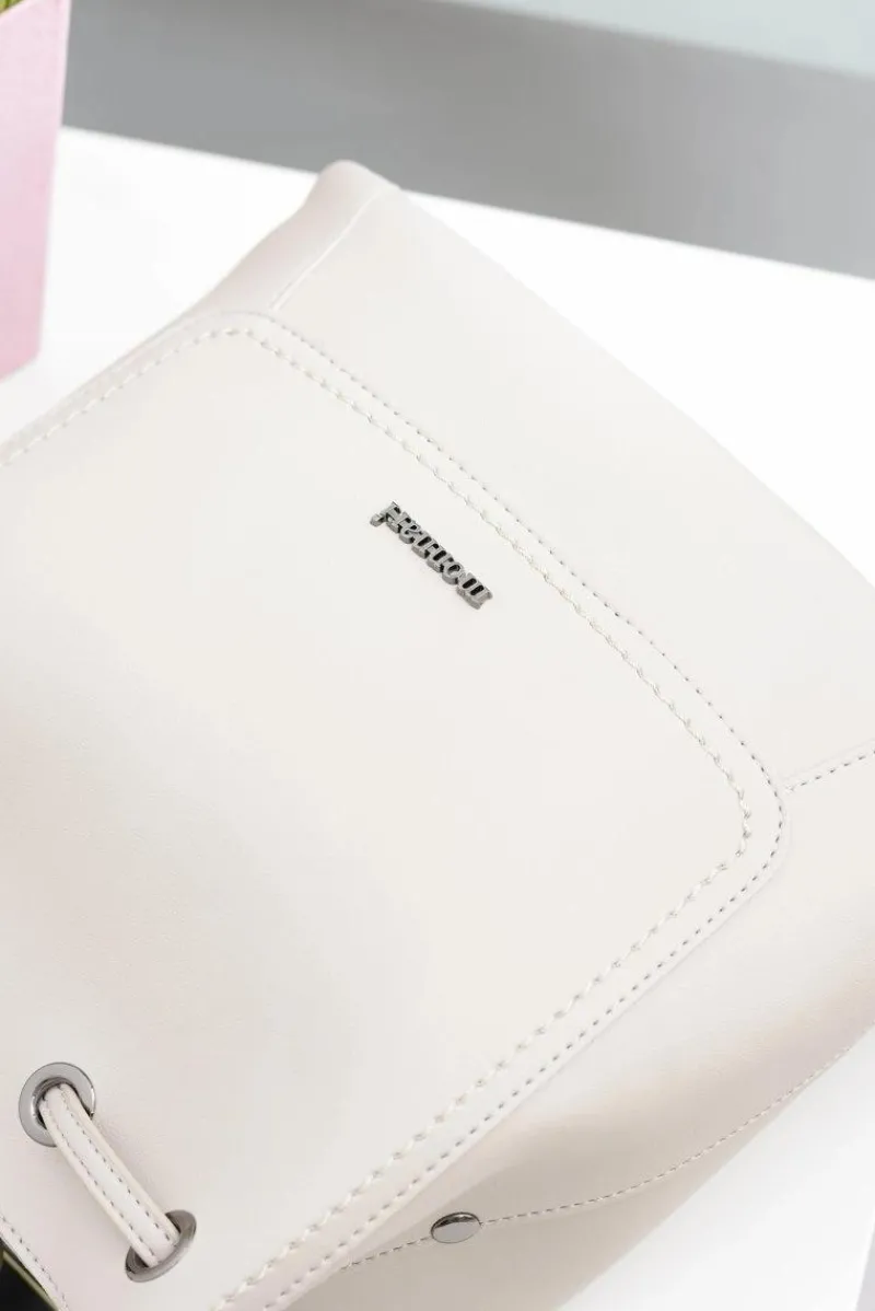 Torebki Monnari|Torebki Klasyczne>Monnari Beżowa Damska Torba Worek Na Ramię