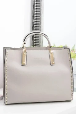 Outlet Monnari Beżowa Prostokątna Torba Damska