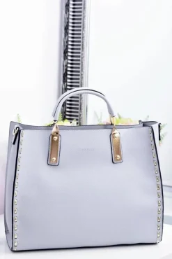 Torebki Monnari|Torebki Klasyczne>Monnari Błękitna Prostokątna Torba Damska