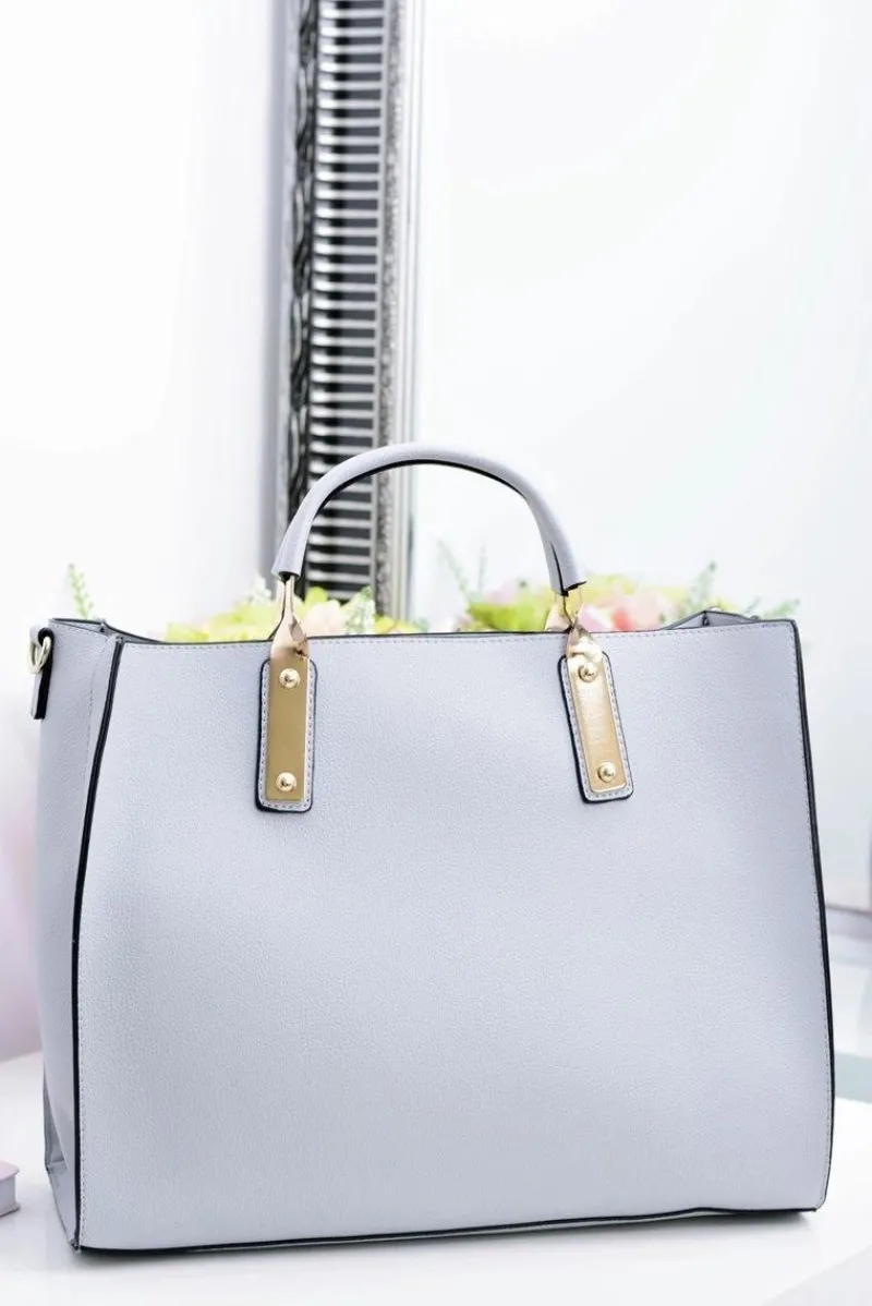 Torebki Monnari|Torebki Klasyczne>Monnari Błękitna Prostokątna Torba Damska