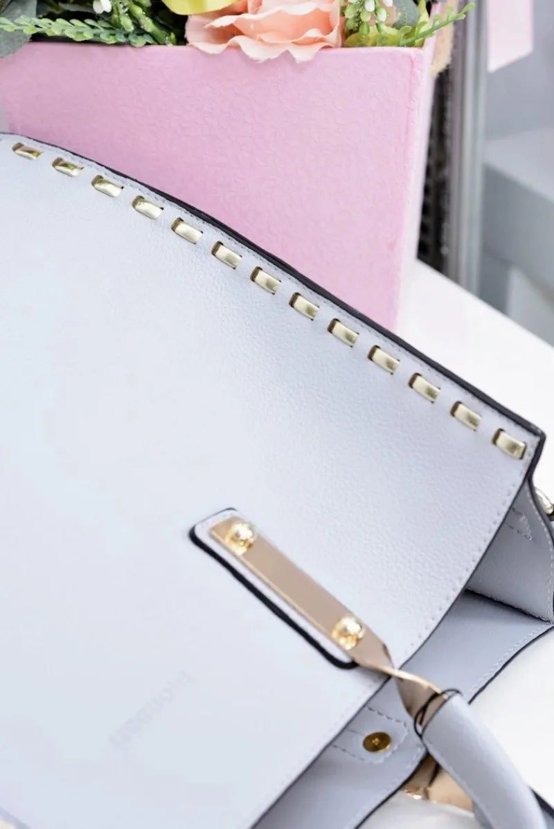 Torebki Monnari|Torebki Klasyczne>Monnari Błękitna Prostokątna Torba Damska