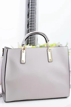 Hot Pudrowa Prostokątna Torba Damska Torebki Monnari|Torebki Klasyczne