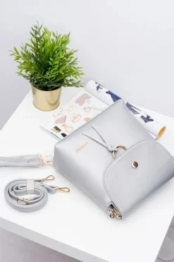 New Srebrna Torebka Listonoszka Torebki Monnari|Listonoszki