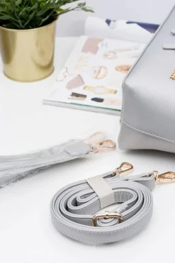 New Srebrna Torebka Listonoszka Torebki Monnari|Listonoszki