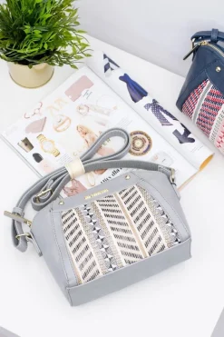 New Monnari Stylowa Szara Klasyczna Torebka