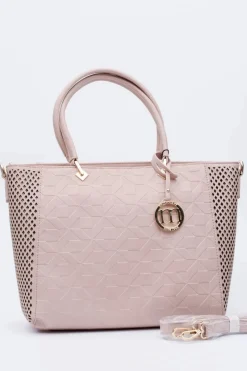 Discount Torebka Klasyczna Shopper Pudrowy Róż Torebki Monnari|Torebki Klasyczne