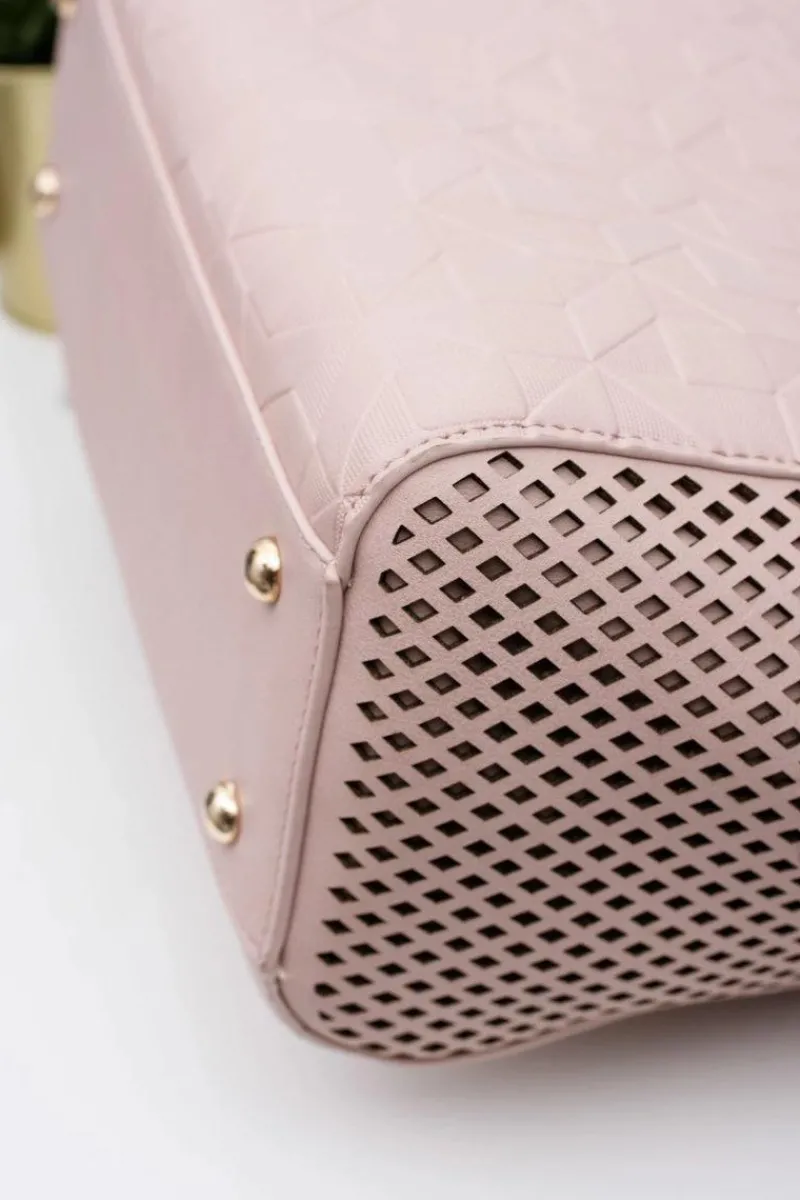 Discount Torebka Klasyczna Shopper Pudrowy Róż Torebki Monnari|Torebki Klasyczne