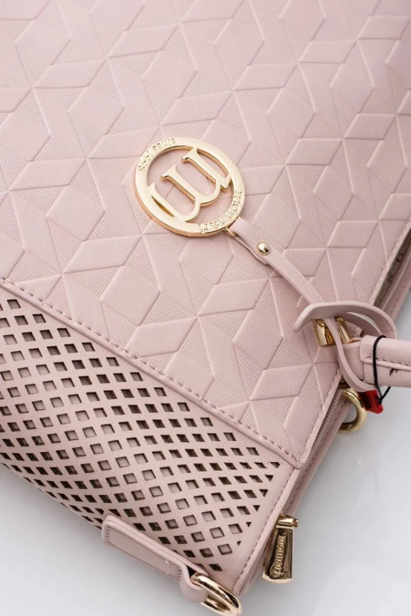 Discount Torebka Klasyczna Shopper Pudrowy Róż Torebki Monnari|Torebki Klasyczne