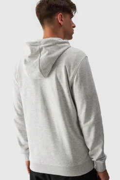 Discount Męska Bluza Dresowa Na Zamek Z Kapturem WMM00TSWSM1466-27M Szara Męskie Bluzy Męskie|Odzież 4F