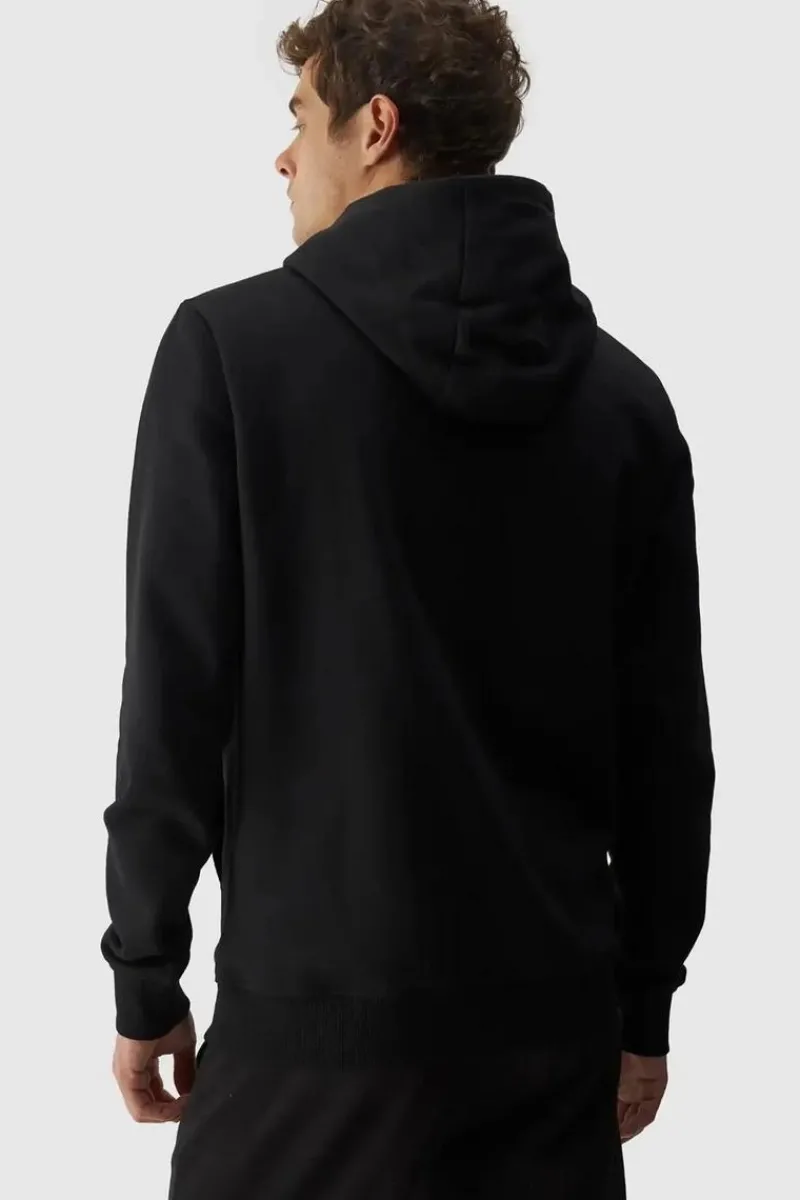 Bluzy Męskie|Odzież 4F>4F Męska Bluza Dresowa Nierozpinana Z Kapturem WMM00TSWSM1464-20S Czarne Czarny