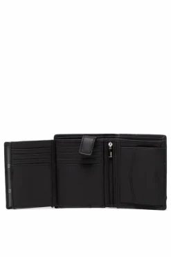 New Męski Duży Portfel Big Star KK675008 Czarny Portfele