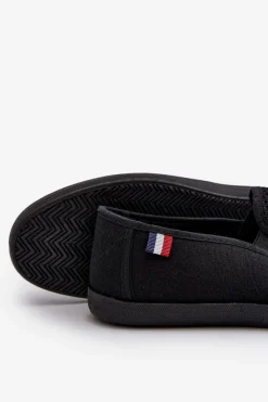 Trampki Niskie|Trampki Męskie Niskie></noscript>Evento Męskie Ażurowe Tenisówki Trampki Czarne Koboru